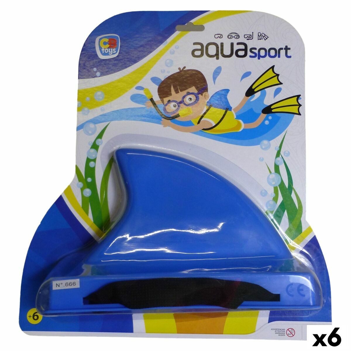 Aquatic Game Blue Shark (6 Units)