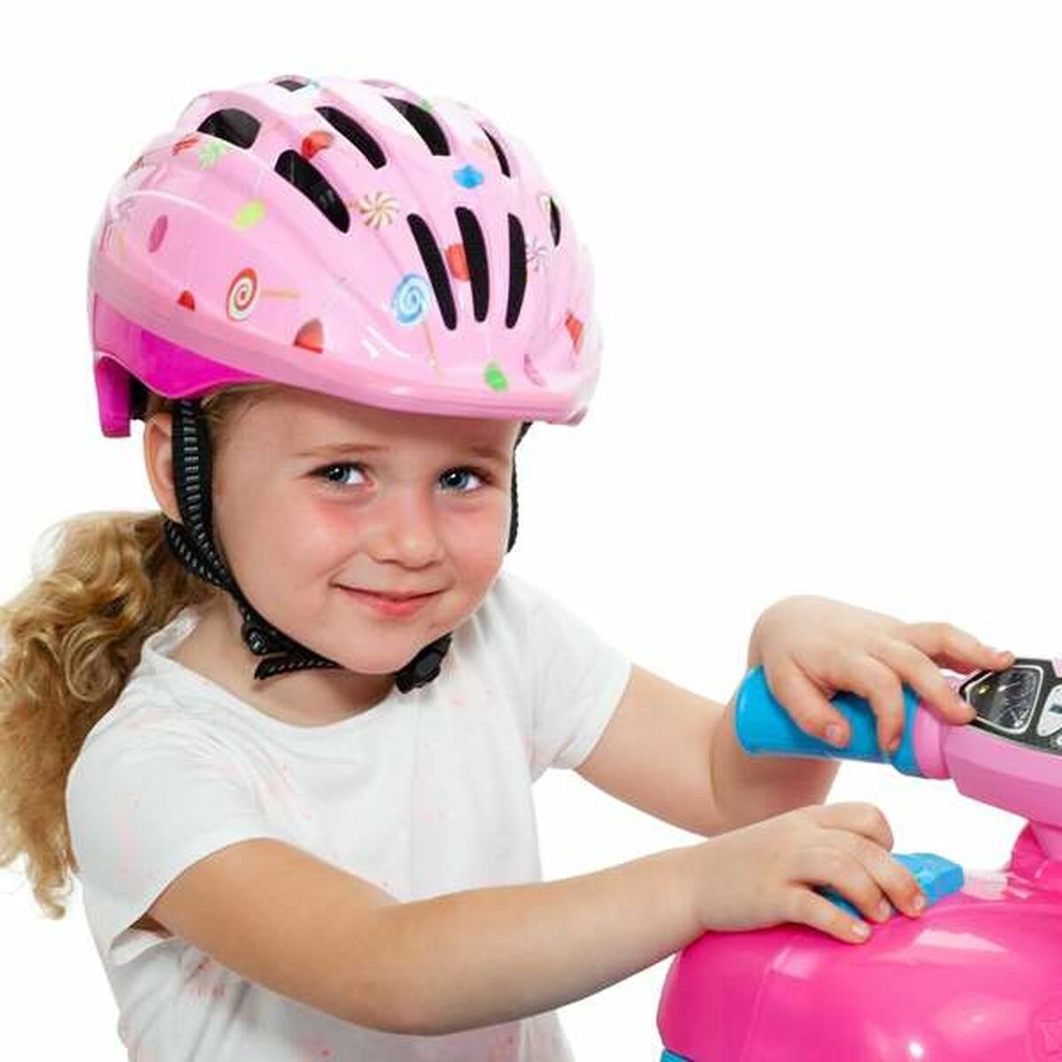 Children's Cycling Helmet Pink 48-53 cm
