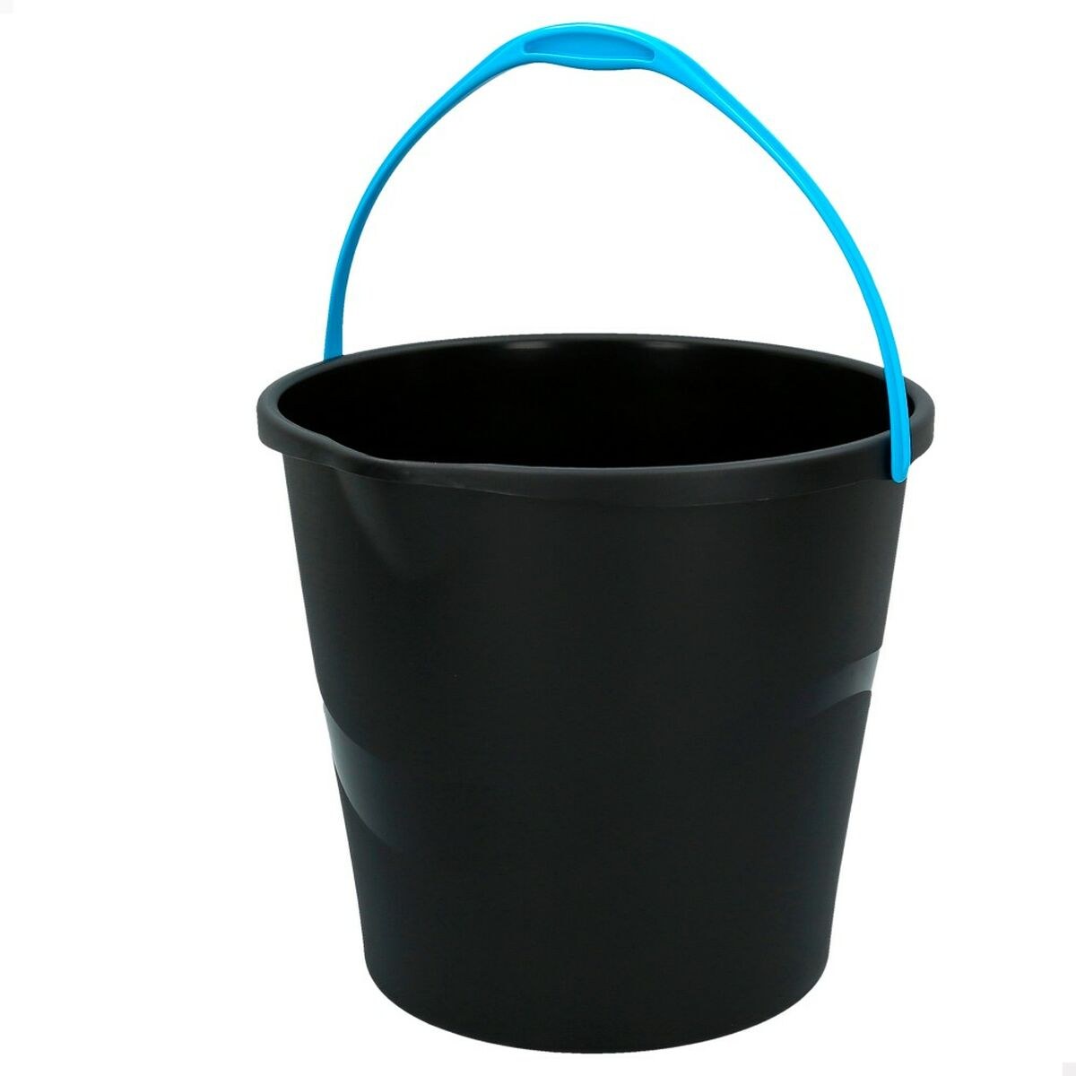 Bucket with Handle Black 10 L 29,5 x 26 x 28,5 cm (6 Units)
