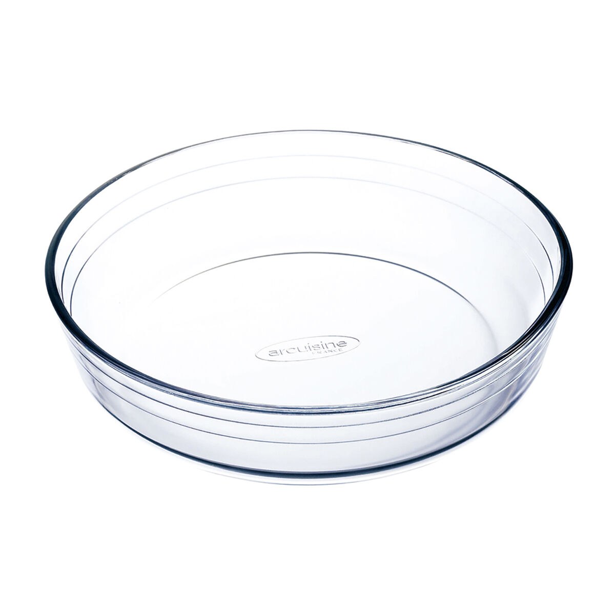 Cake Mould Ocuisine Vidrio Transparent Glass Circular 23 x 23 x 6 cm 6 Units