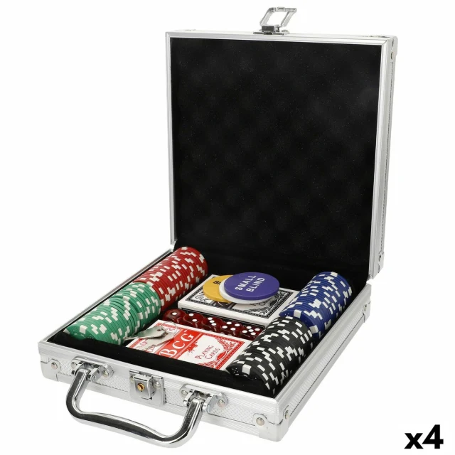 Poker Set 110 Pieces 4 Units