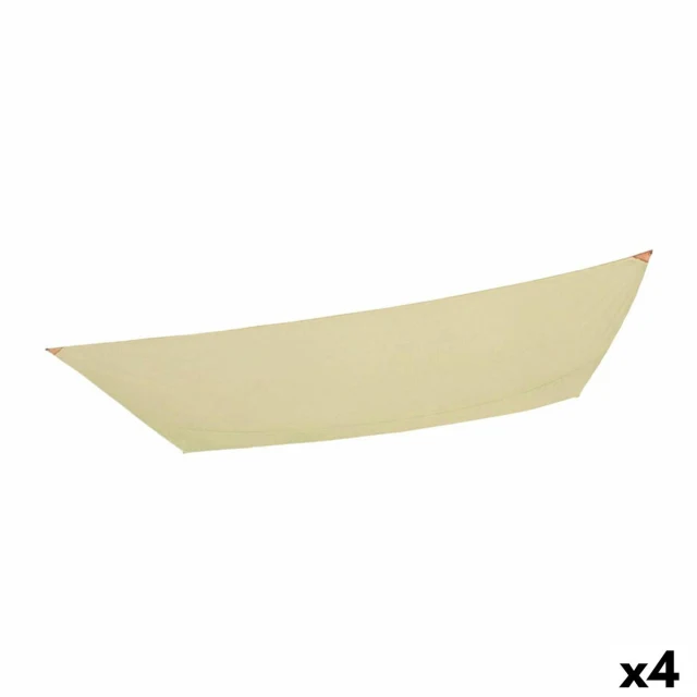 Shade Sails Triangular Cream 200 x 0,5 x 300 cm (4 Units)