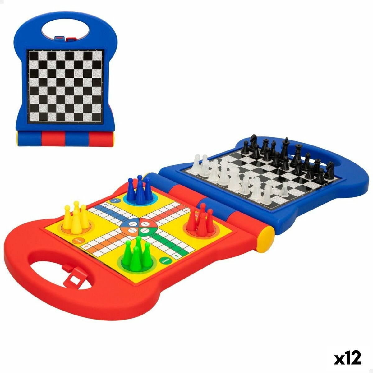 Board game 24 x 3 x 17 cm Chess (105 Pieces) (12 Units)