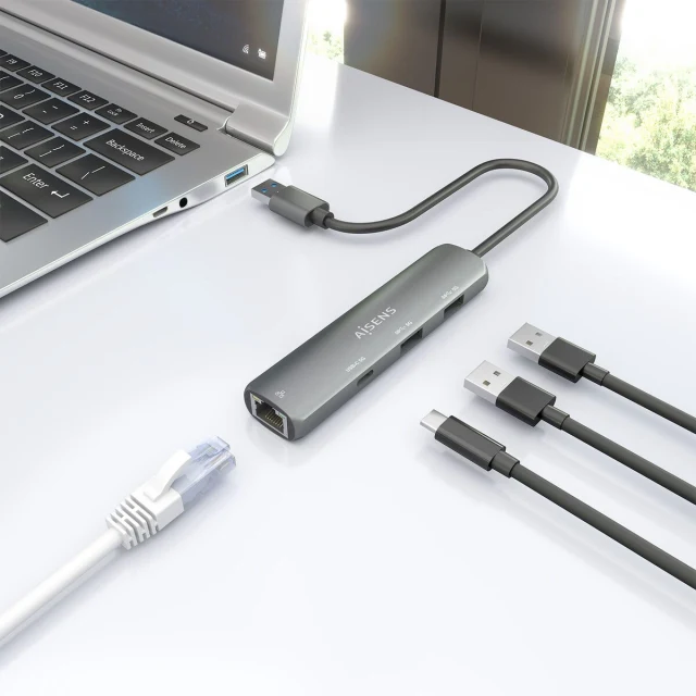 USB Hub ASUC-4P035-GR Grey
