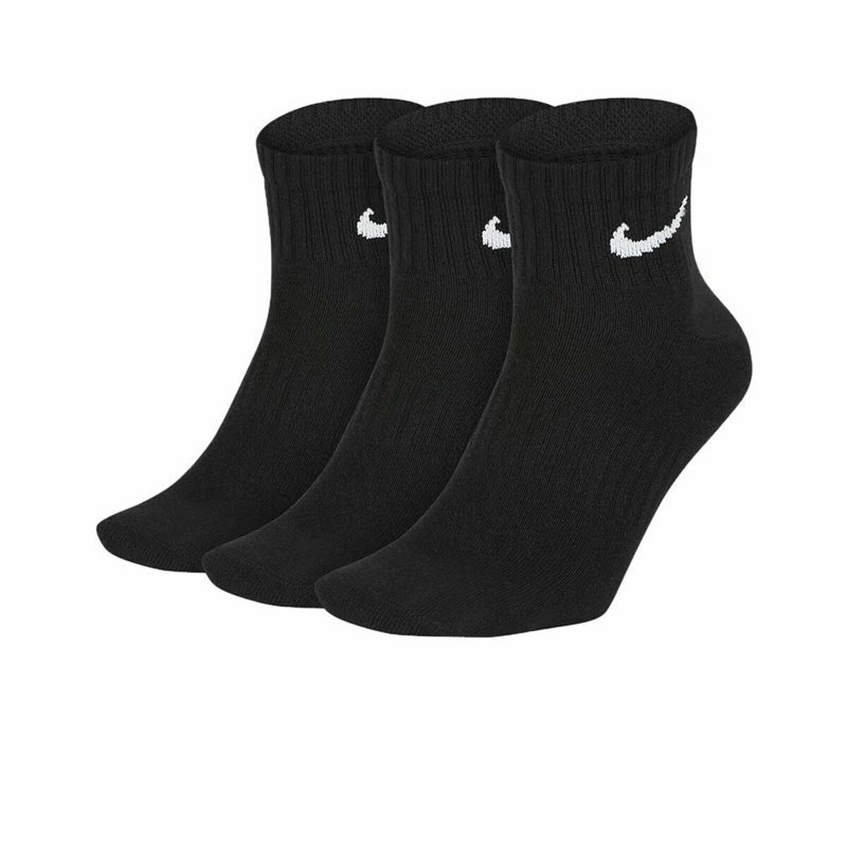 Sports Socks U NK EVERYDAY LTWT ANKLE 3PR SX7677 010 Black