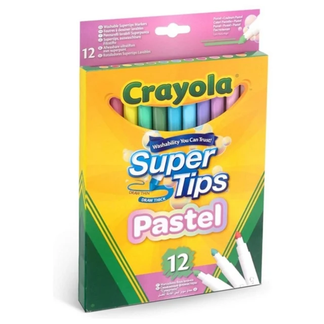 Set of Felt Tip Pens Pastel Multicolour Cake Washable