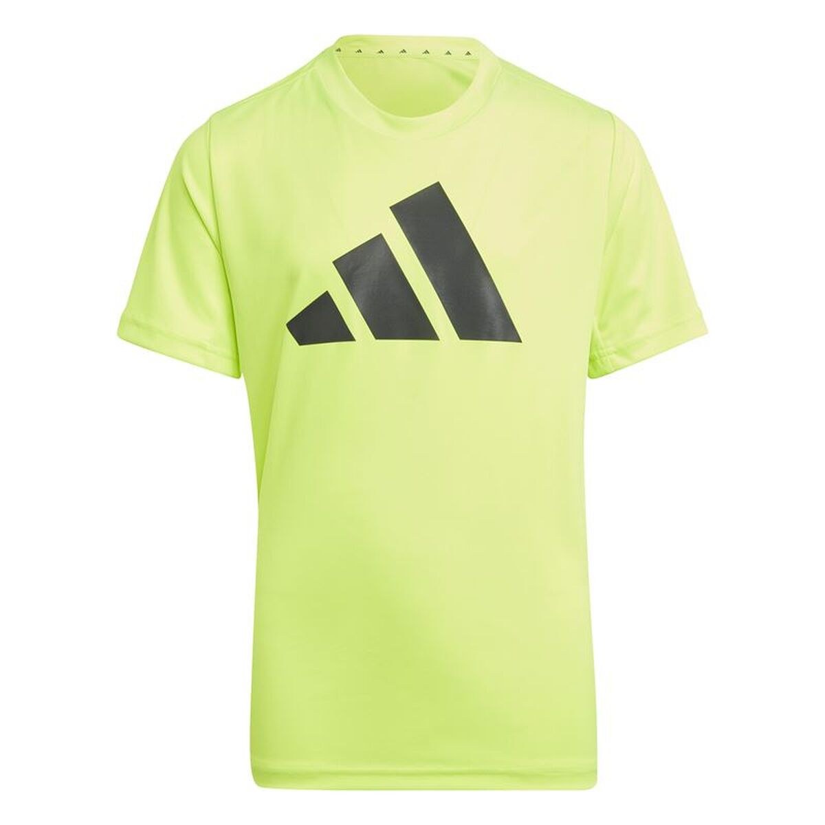 Child's Short Sleeve T-Shirt U Tr-Es Logo Yellow