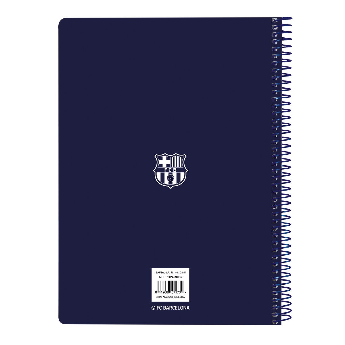 Notebook 24/25 Maroon Navy Blue A5 80 Sheets