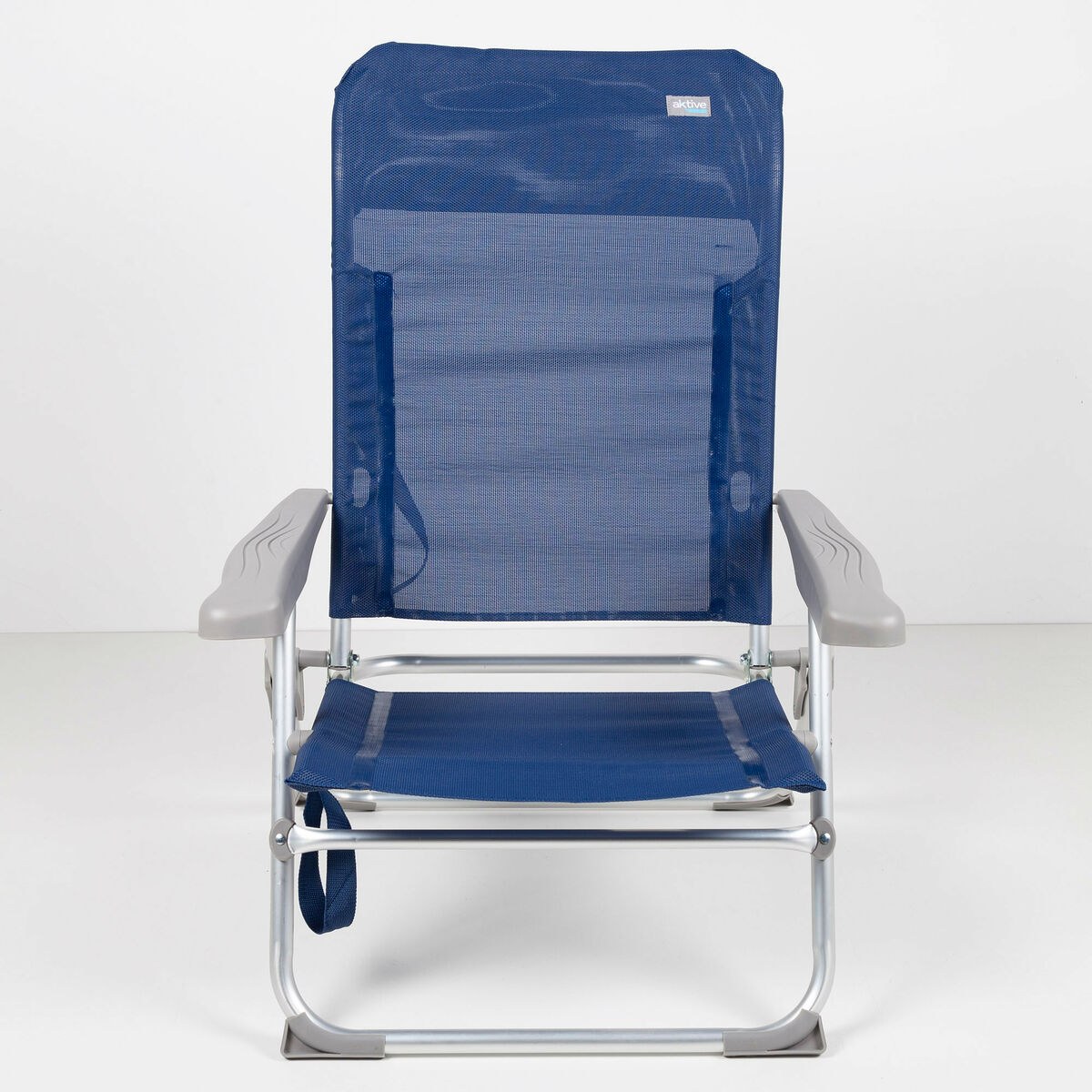 Beach Chair Navy Blue 47 x 89 x 56 cm (4 Units)