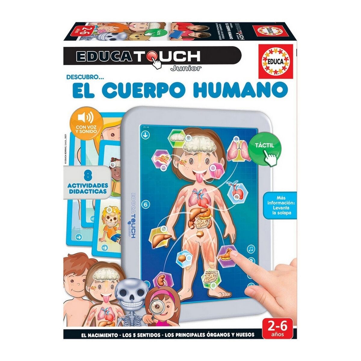 Interactive Tablet for Children Touch Junior: El Cuerpo Humano