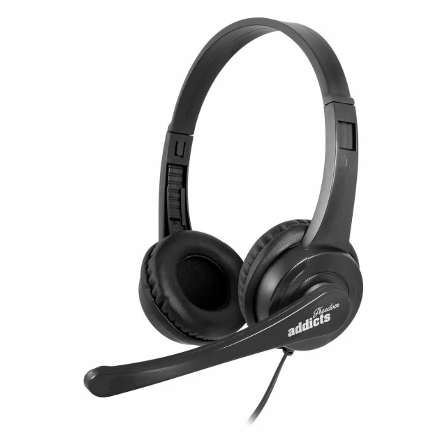 Headphone with Microphone VOX505 USB Black 32 Ohm
