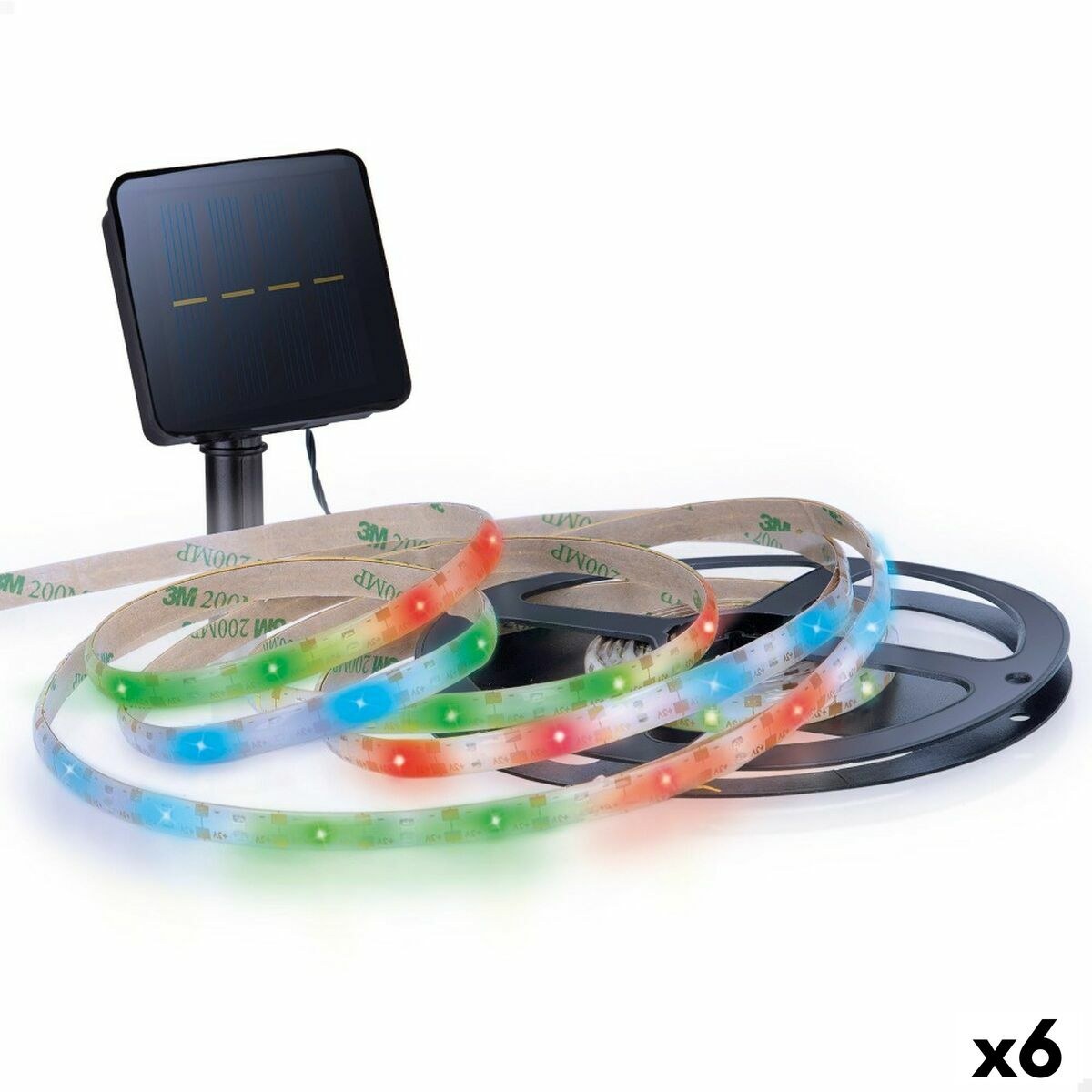 Strip of lights LED Multicolour Garden 3 m (6 Units)