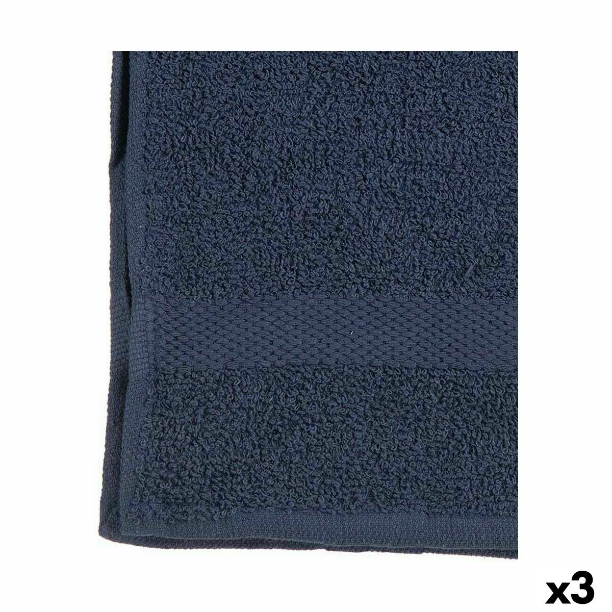 Bath towel Blue 90 x 0,5 x 150 cm 45 x 5 x 24,5 cm (3 Units)