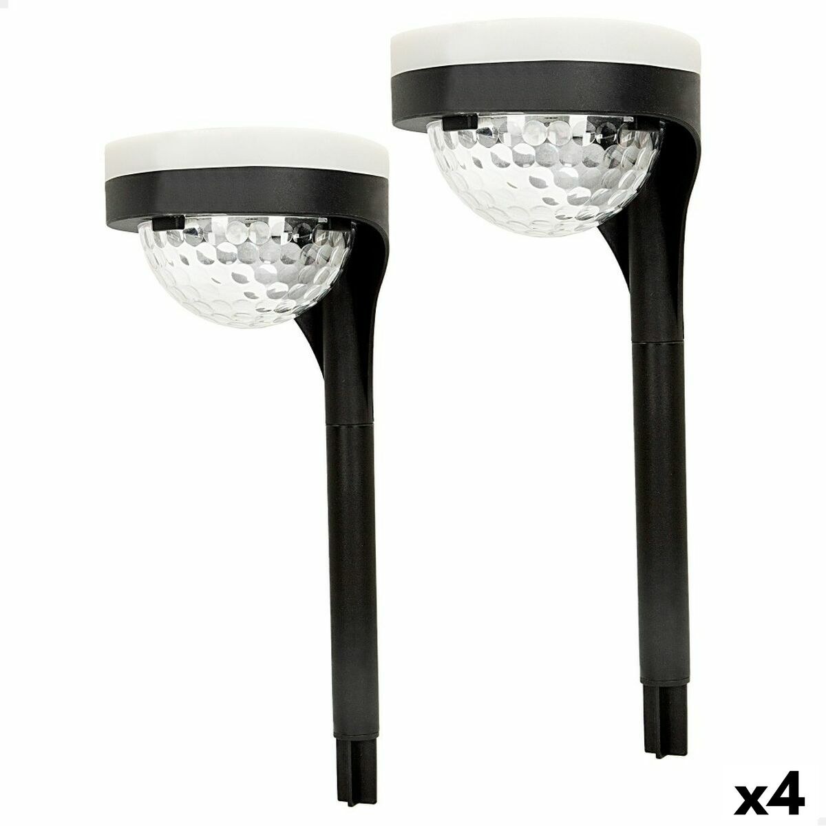 Set of solar garden lights 2 Pieces polypropylene 11 x 49 x 12 cm (4 Units)
