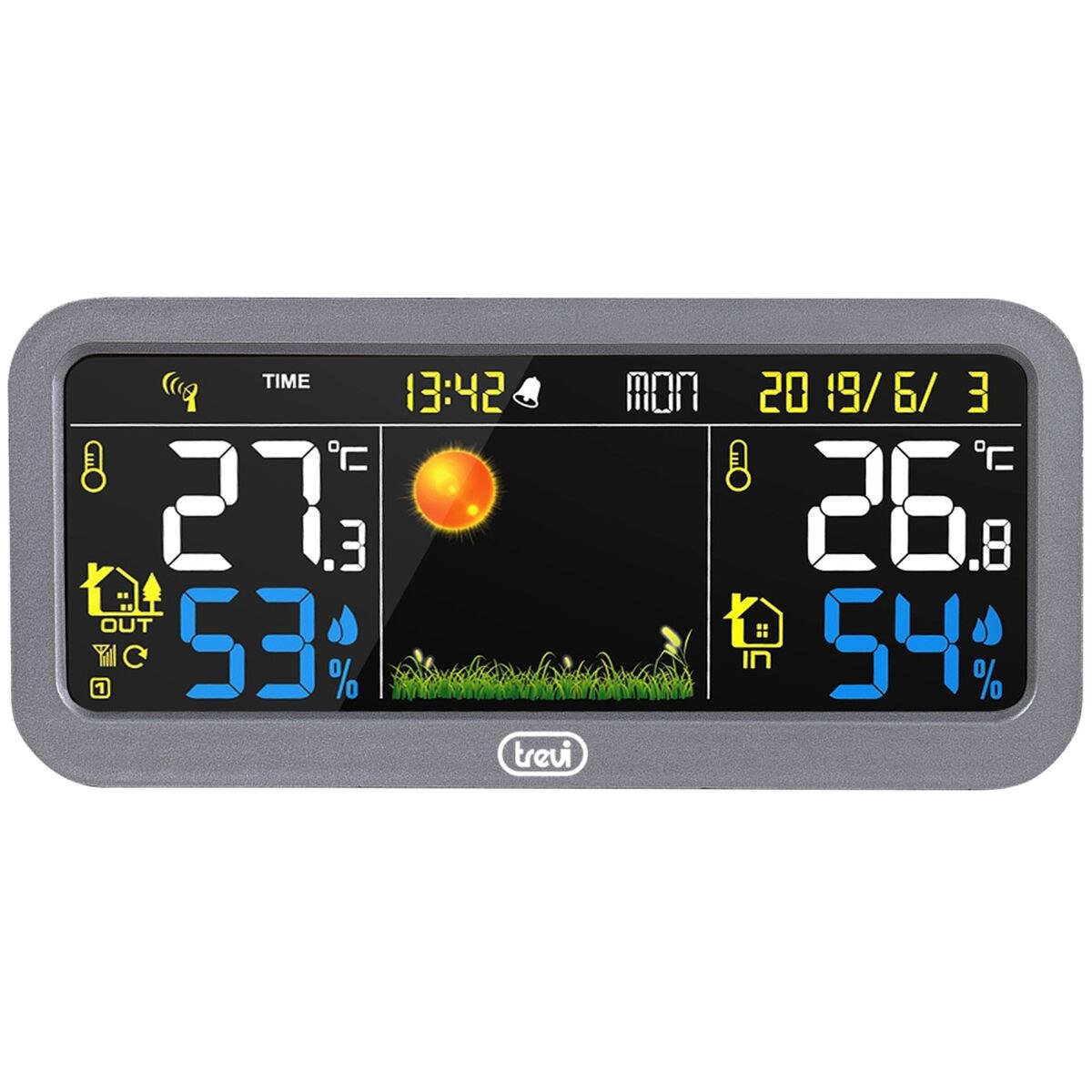 Multi-function Weather Station 3P20 RC Grey 6,3"