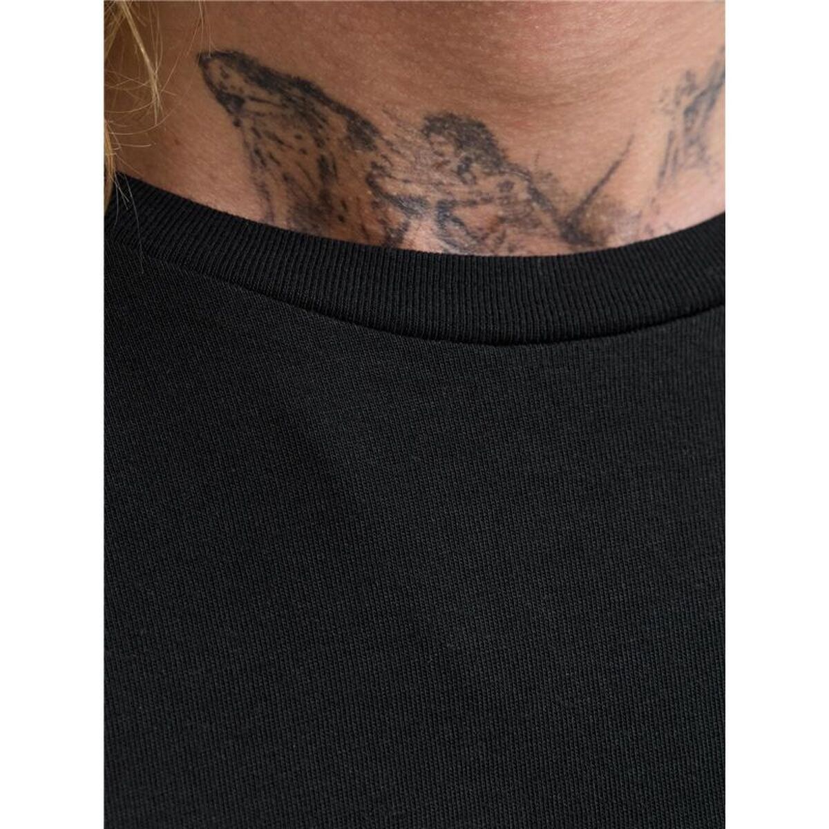 Men’s Long Sleeve T-Shirt Jjhayato Ls Crew Black