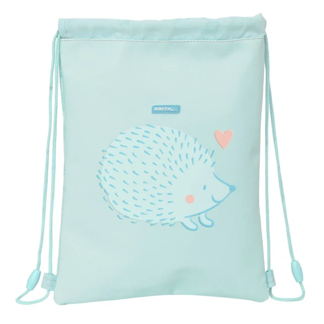 Backpack with Strings Erizo Turquoise (26 x 34 x 1 cm)