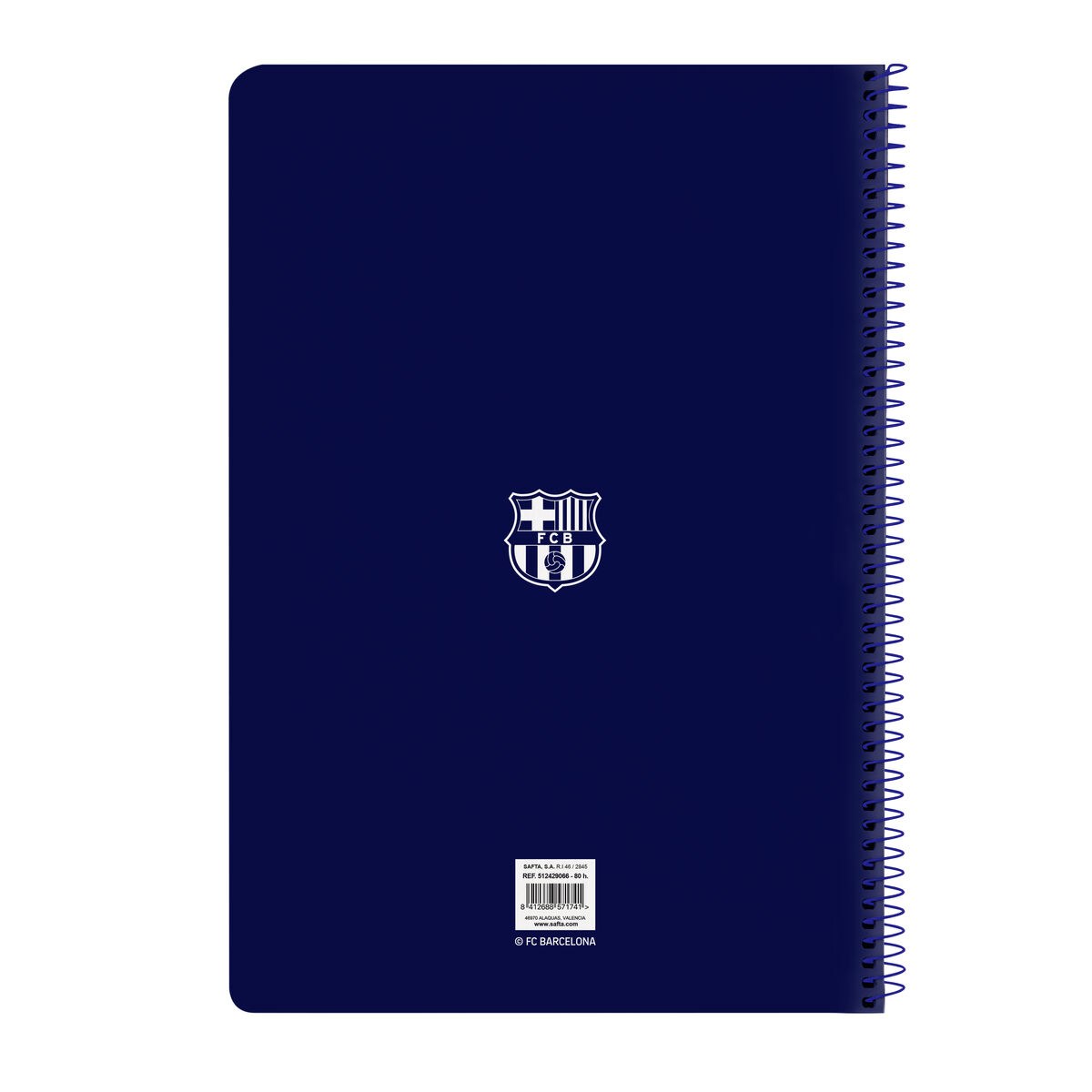 Notebook 24/25 Maroon Navy Blue A4 80 Sheets