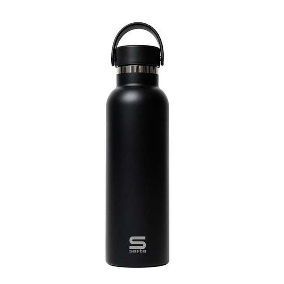 Water bottle Negro Black Silicone Stainless steel