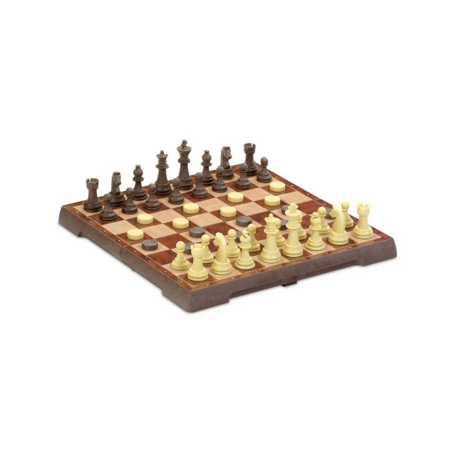Chess and Checkers Board Magnetic Plastic