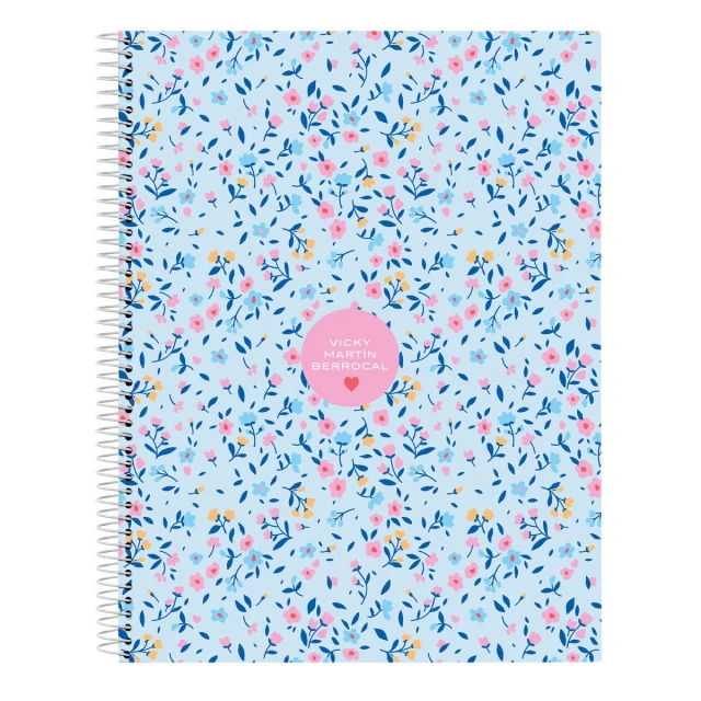 Notebook Paraíso Blue Pink A4 120 Sheets