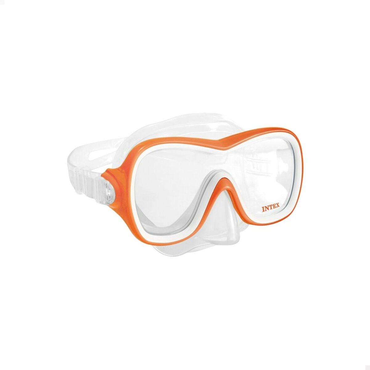 Snorkel Goggles and Tube Wave Rider Orange (6 Units)