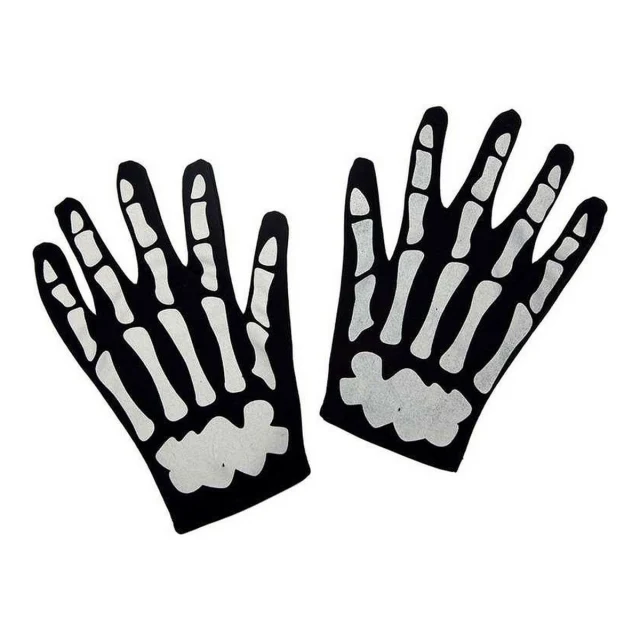 Gloves Multicolour Skeleton Adults (One Size)