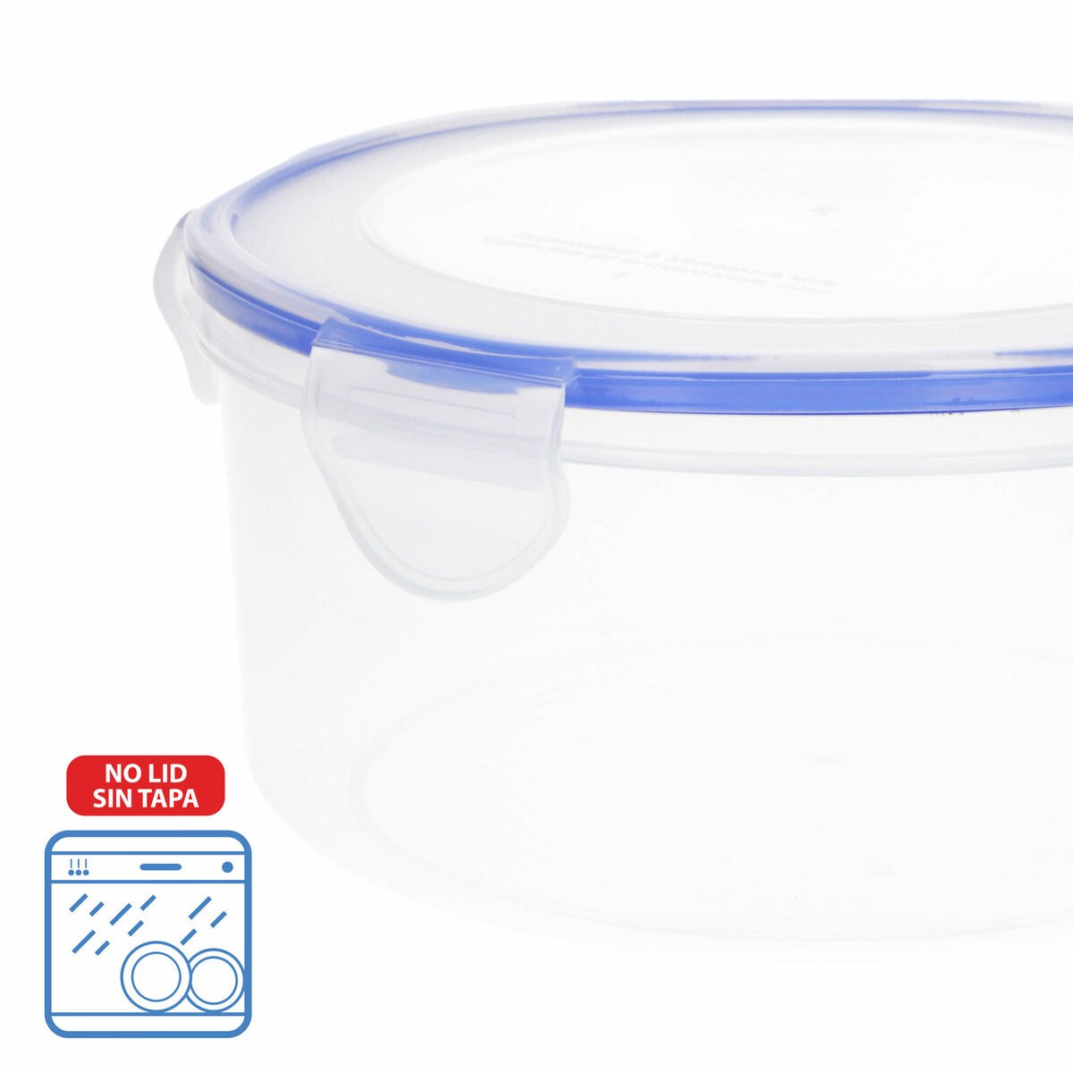Set of Stackable Hermetically-sealed Kitchen Containers 23 x 11 x 23 cm 6 Units