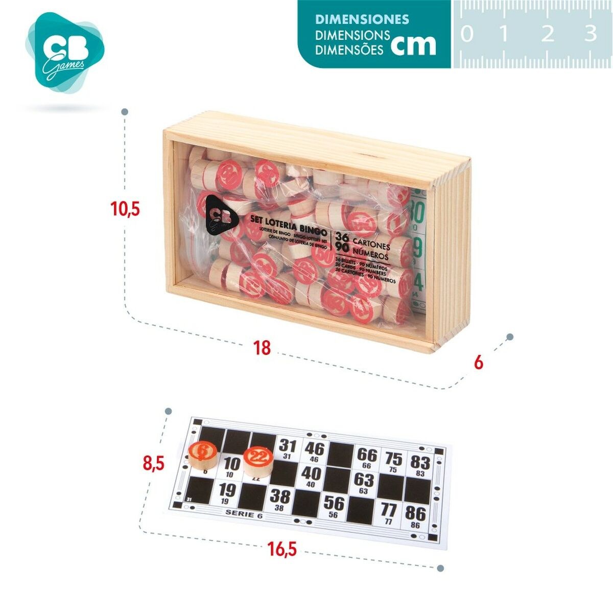 Bingo Wood Paper Plastic (24 Units)