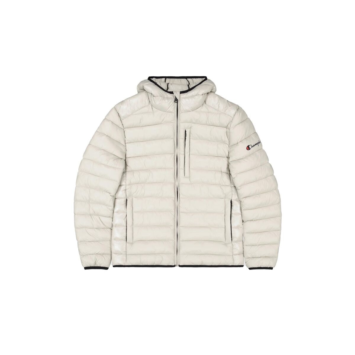 Men's Sports Jacket Hooded Beige