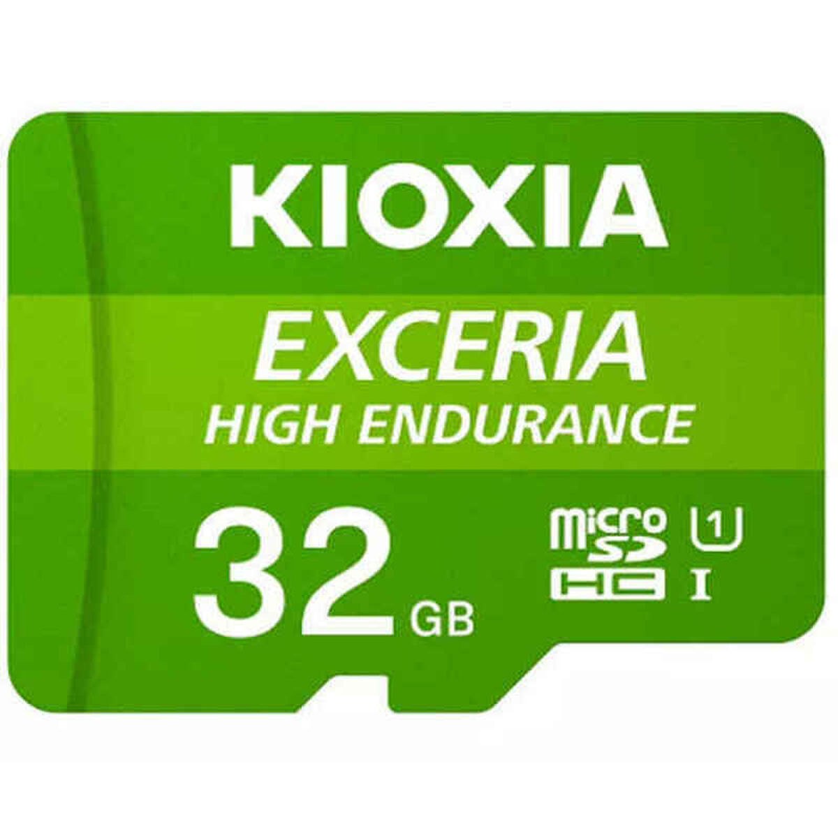 Micro SD Memory Card with Adaptor Exceria High Endurance Class 10 UHS-I U3 Green