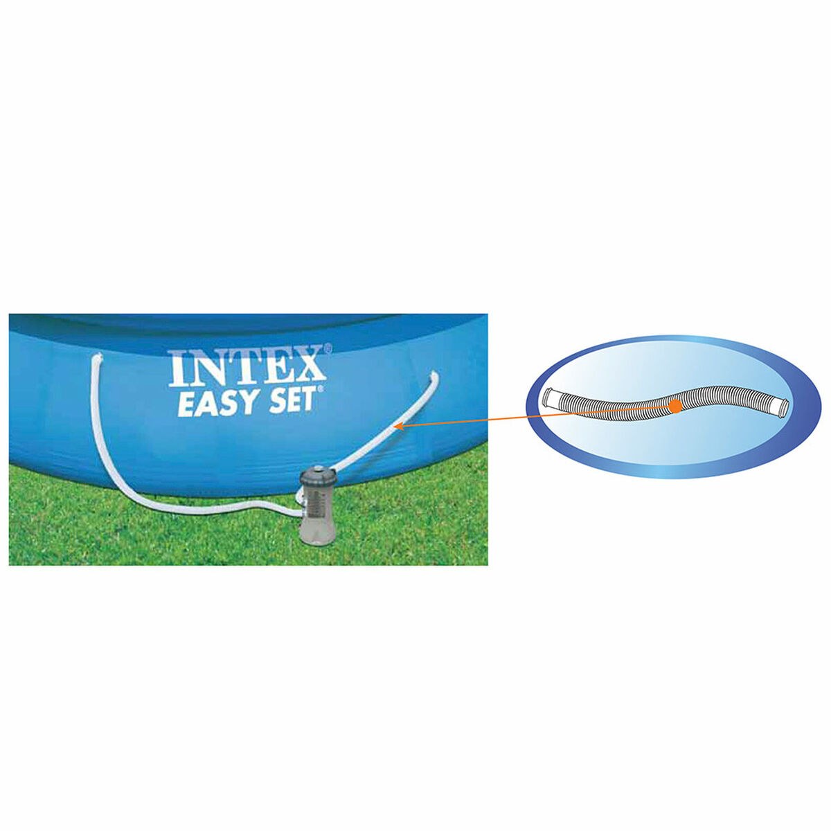 Hose Pool 1-1/4" 150 cm Ø 32 mm (9Units)