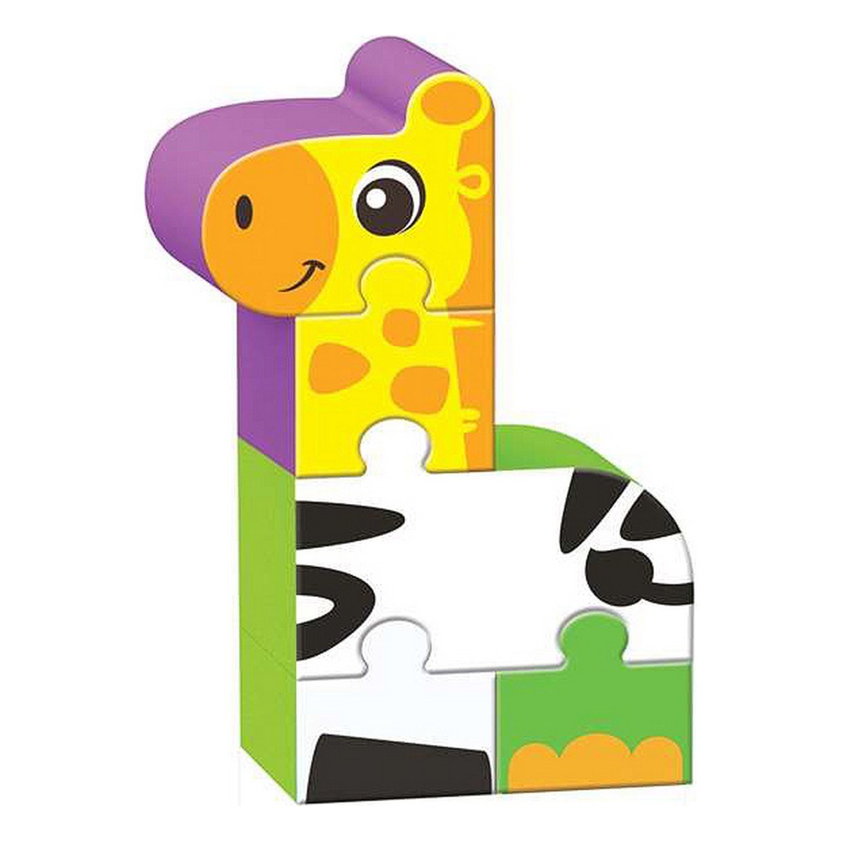 Child's Puzzle Zoo Blocks 22 Pieces