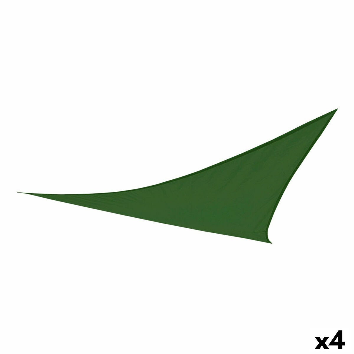 Shade Sails Triangular Green 500 x 0,5 x 500 cm (4 Units)