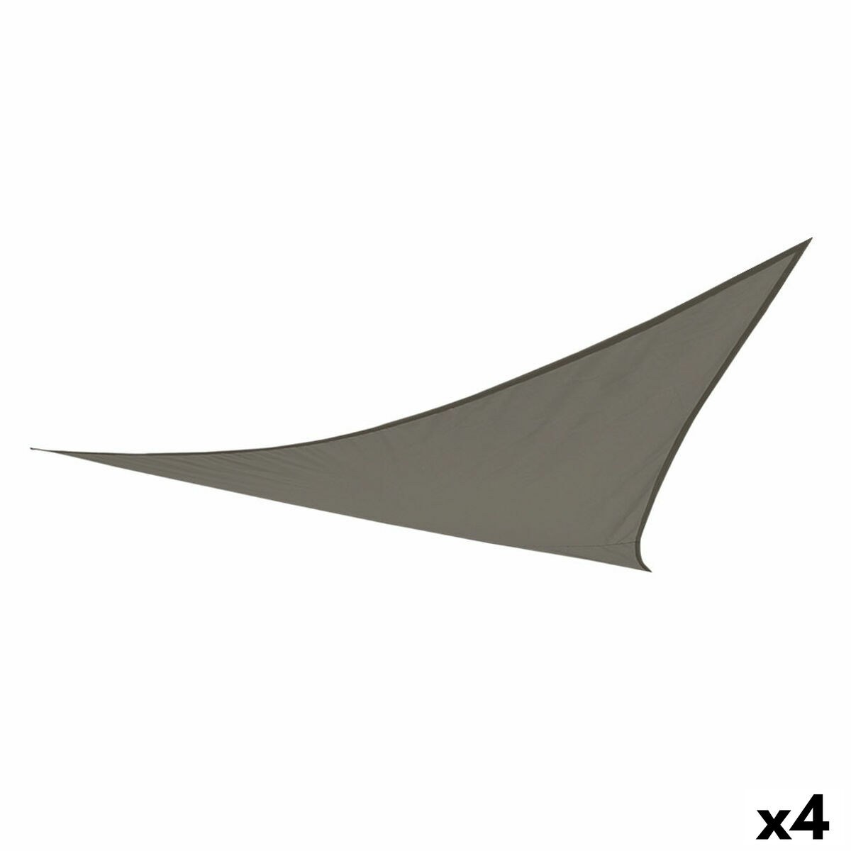 Shade Sail Grey 500 x 0,5 x 500 cm Triangular (4 Units)