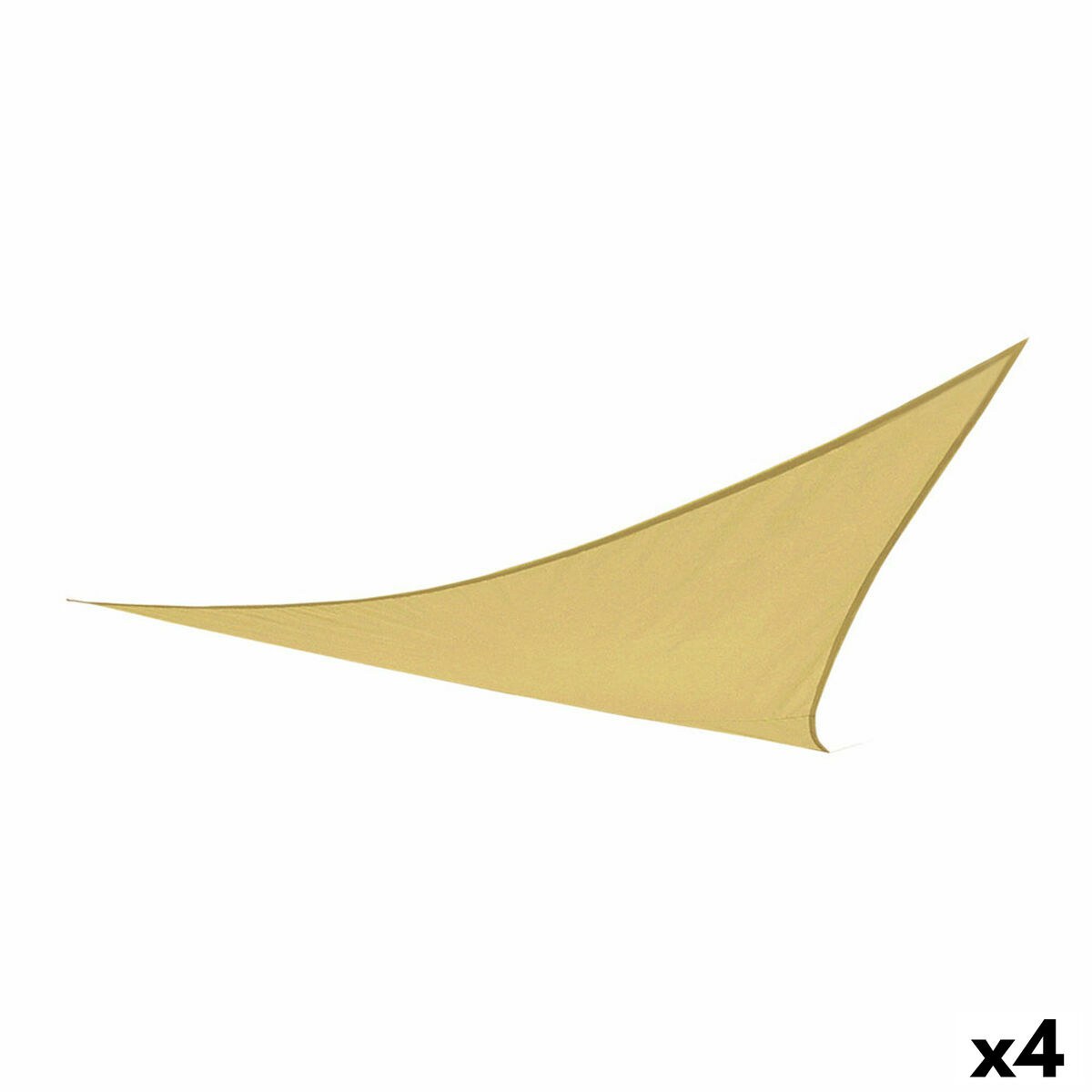 Shade Sails Triangular Cream 360 x 0,5 x 360 cm (4 Units)