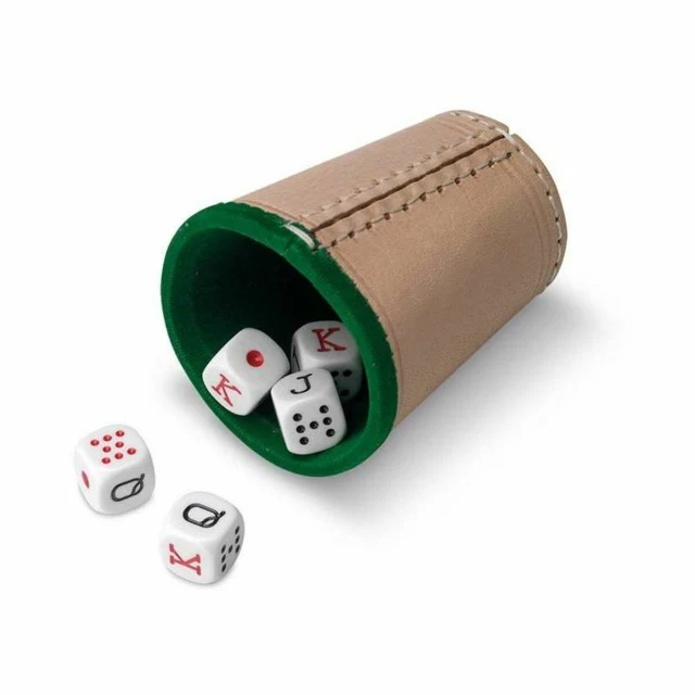 Shaker with Poker Dice