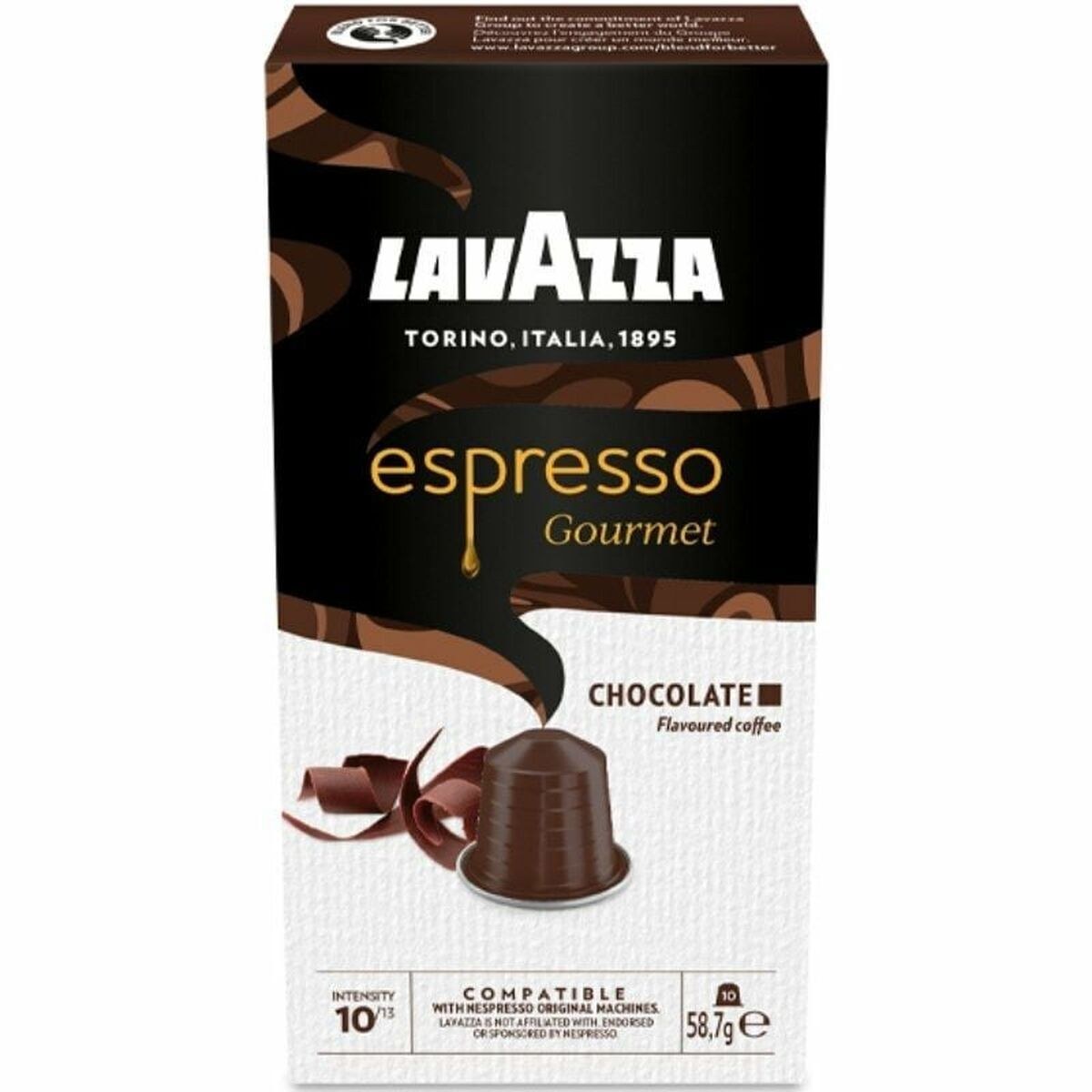 Coffee Capsules Espresso Gourmet Chocolate 10 Pieces (10 Units)