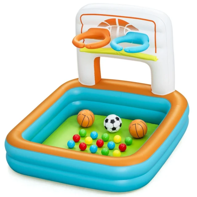 Inflatable Kids Pool with Baskets, Balls 120x107x84 cm +2 Years Garden 52728