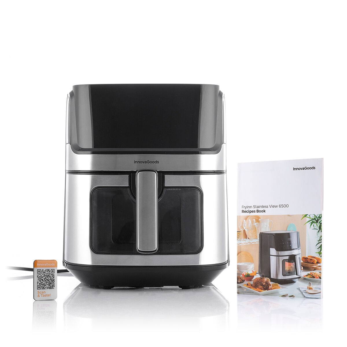 Air Fryer Fryinn View 6500 Black 1700 W 6,5 L Stainless steel
