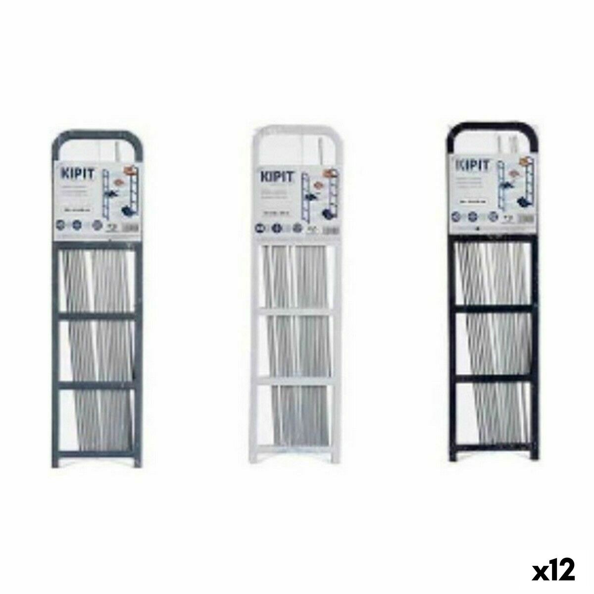 Shoe Rack White Black Grey 68 x 3,5 x 18,5 cm 68 x 3 x 18,5 cm (12 Units)