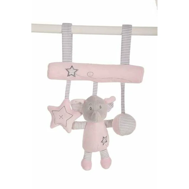 Door Hanger Pink Elephant 25cm Fluffy toy