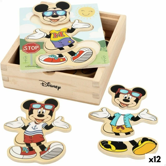 Child's Wooden Puzzle + 2 Years (12 Units)