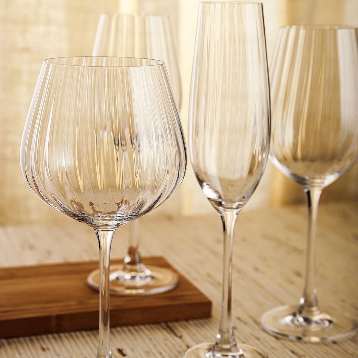 Wine glass Optic Transparent 400 ml 6 Units