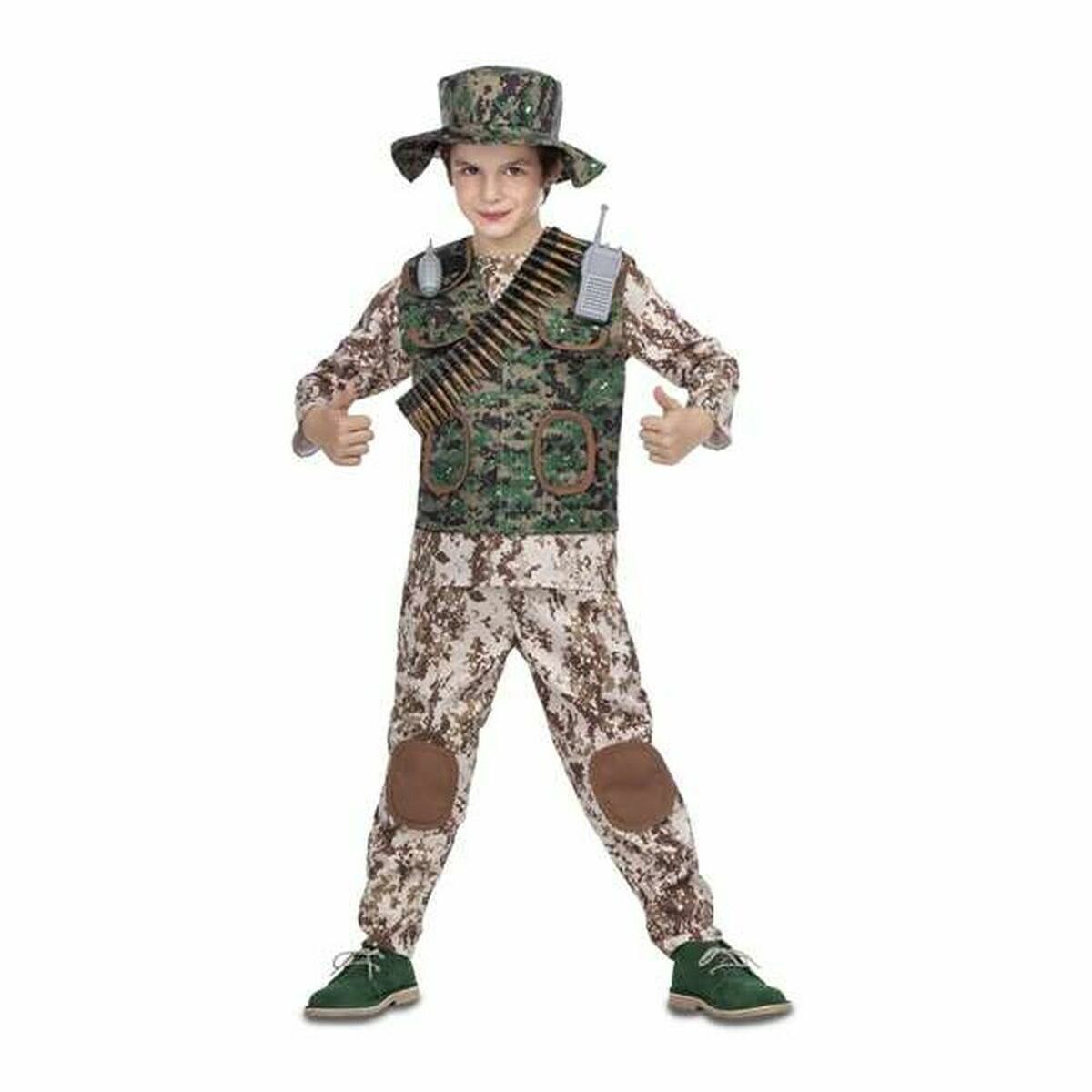 Costume for Children Camouflage 7-9 Years