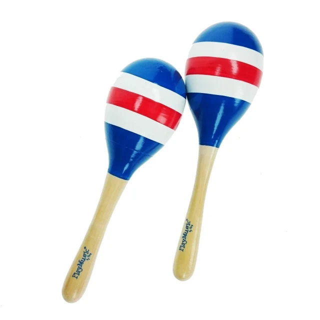 Musical Toy Maracas Wood Plastic