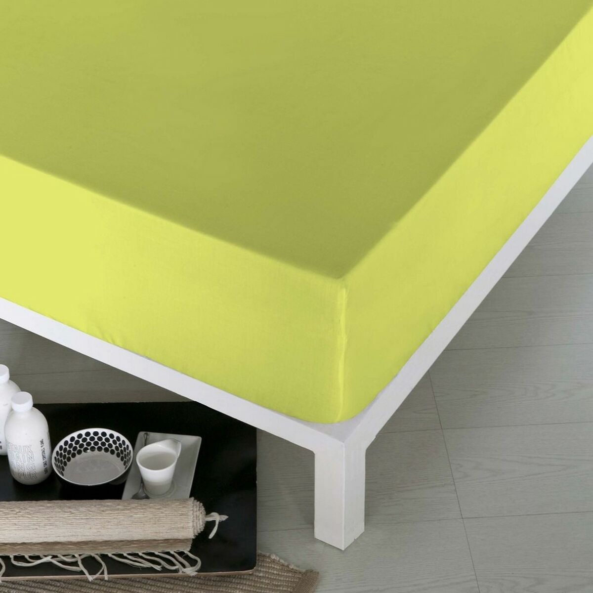 Fitted bottom sheet Pistachio