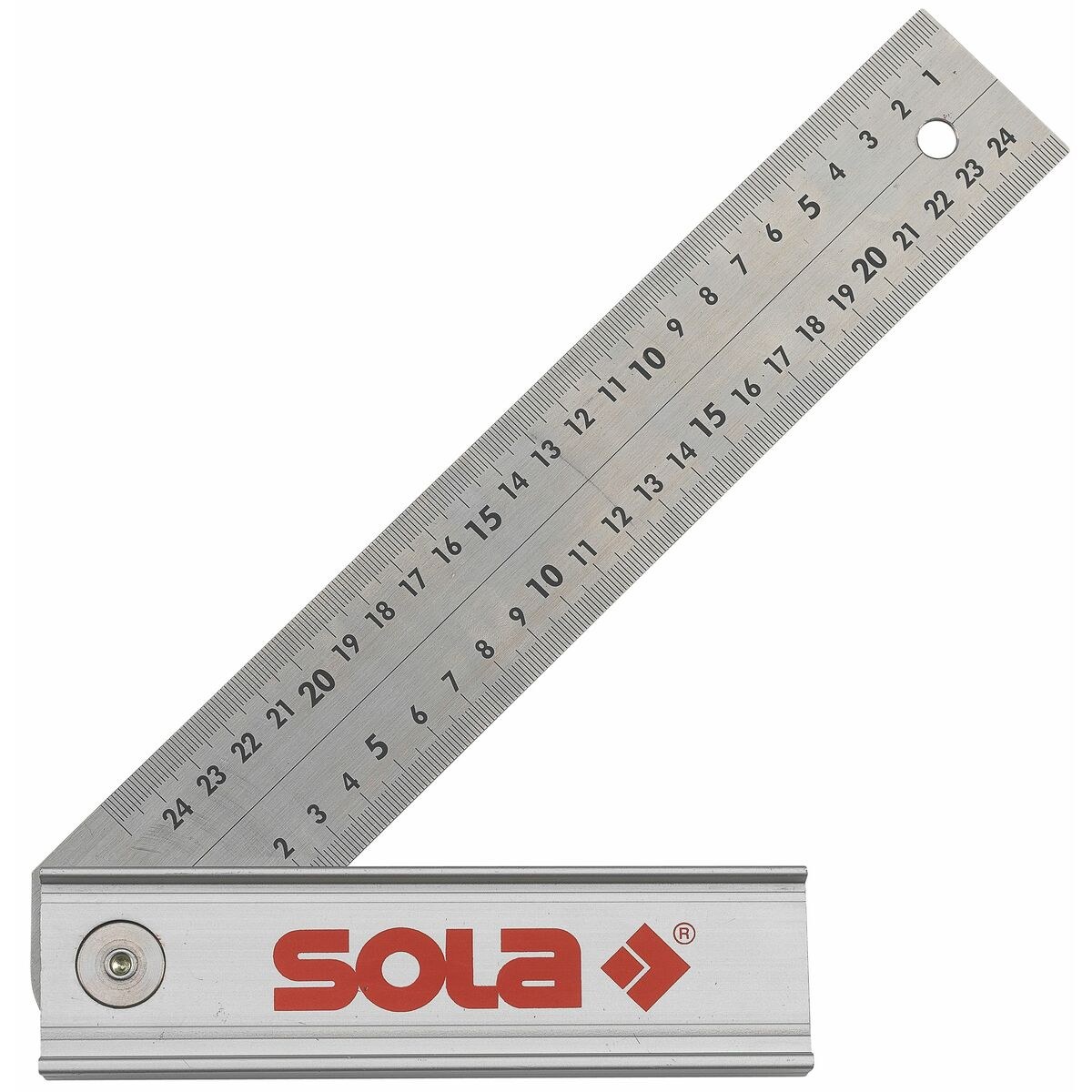 Set square 25 x 17 cm Stainless steel Aluminium
