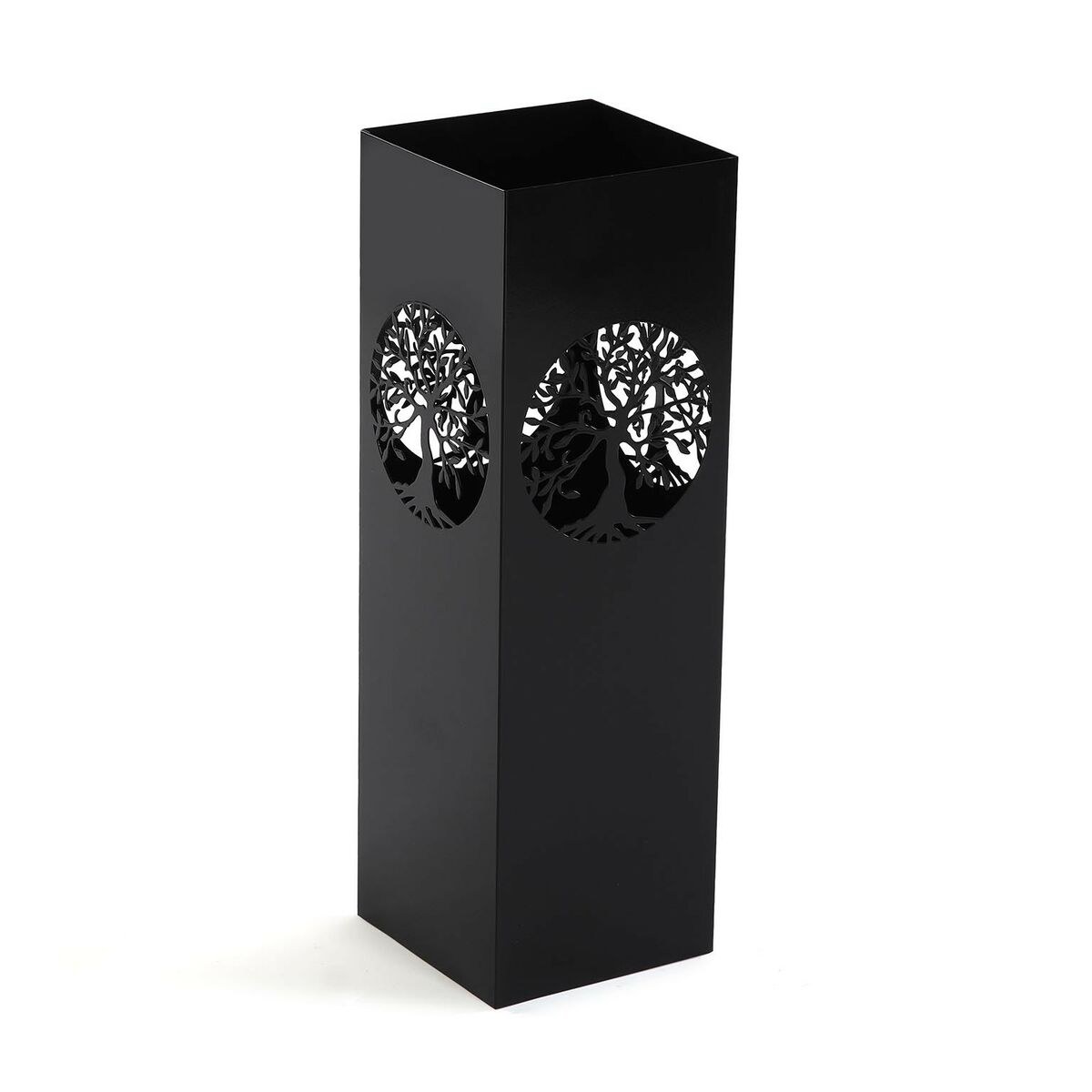 Umbrella stand Tree of Life Black Metal Iron 15 x 49 x 15 cm