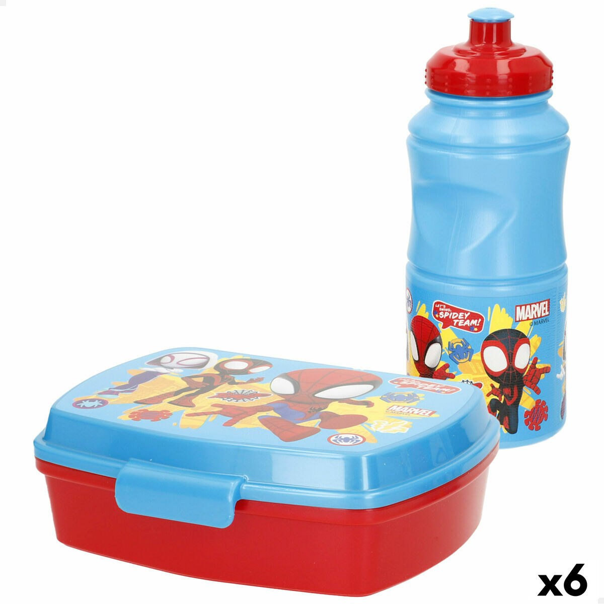 Lunch box 380 ml 17 x 5,5 x 13,5 cm Bottle (6 Units)